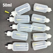 50ml Precision Applicator Bottles, 10Pcs Needle Tip Squeeze Bottle Small Squeeze