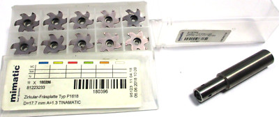 MIMATIC VHM Zirkular Fräsaufnahme Ø12 PolyMILL P16 L67,4+10 WSP P1618.. D4711