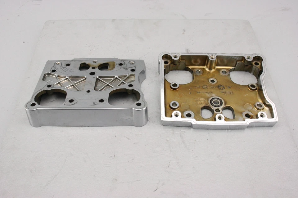 2002 Harley Road King Rocker Коробка Корпус Передняя Задняя Комплект ХРОМ 17573-99 - Изображение 2 из 4