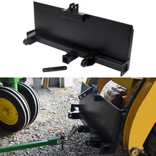 3-Point Attachment Adapter Adjustable Skid Steer Hitch Quick Attach Equipment
