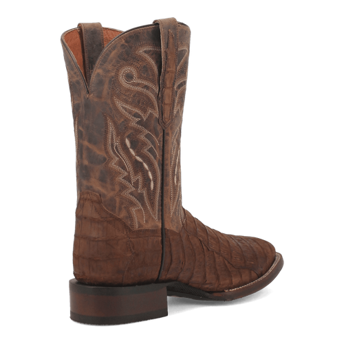 DAN POST Men's MICKEY DP4896 11" Caiman Western Boot, Leather Tan, Size 9 EW - Picture 10 of 10