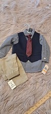 Nautica Baby Boys' 4-Piece Set with Dress Shirt, V size 12 months toddler