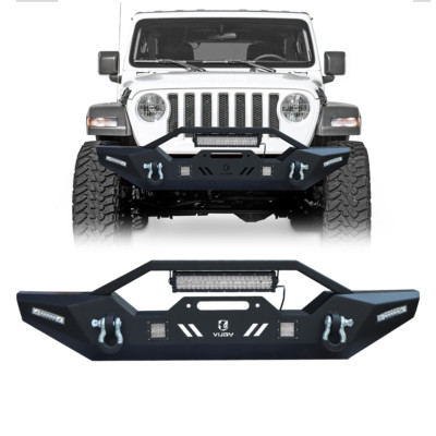 Vijay Front Bumper For 2007-2023 Jeep Wrangler JK/JL & 20-23 Jeep Gladiator JT