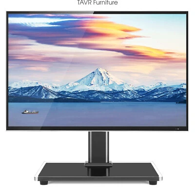 TAVR FURNITURE TAVR Universal Tabletop TV Stand Base with Mount for 27-60 inch Flat Screen TVs