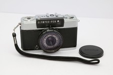 Near Mint Olympus Pen EE-3 Half Frame 35mm Film Camera With 28mm F/3.5 Lens