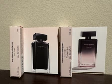 Two Narciso Rodriguez For Her EDT / EDP Perfume Sample Sprays New