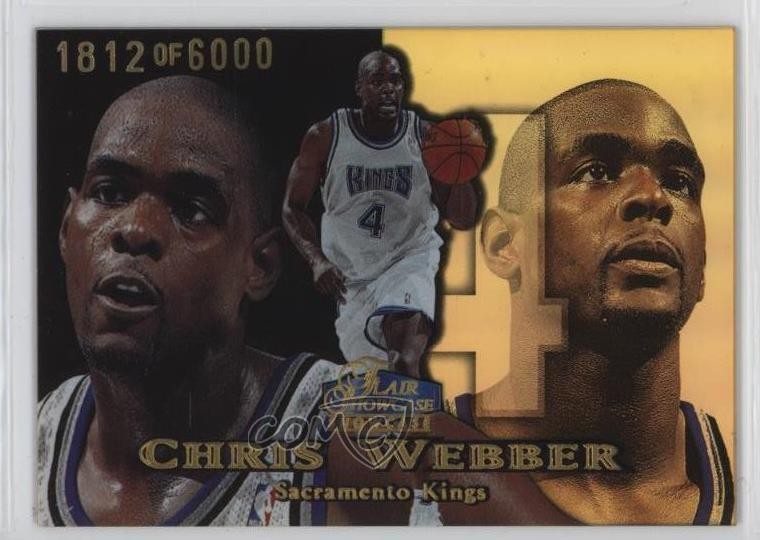 1998-99 Flair Showcase Row 1 1812/6000 Chris Webber #67 HOF 16q7