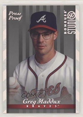 1997 Donruss Studio Silver Press Proof /1500 Greg Maddux #88 HOF 8t7