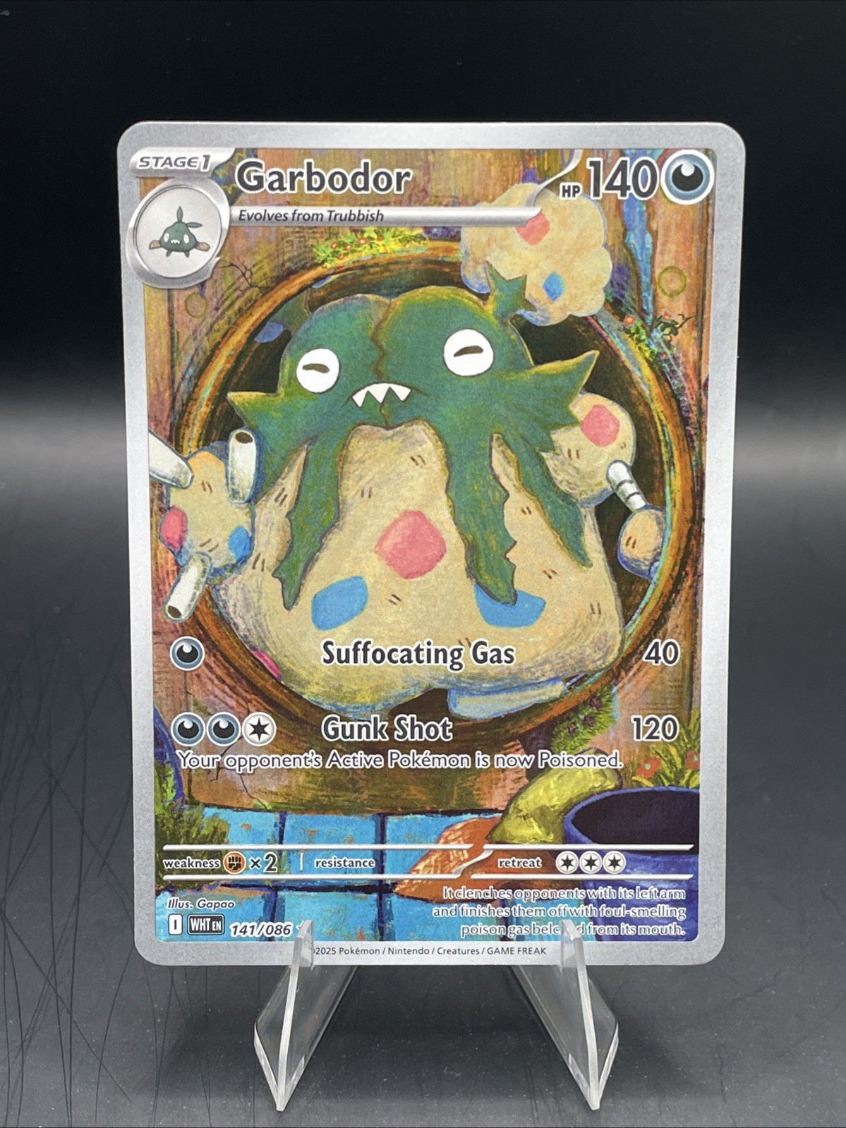 Garbodor 141/086 Sv: White Flare Holo