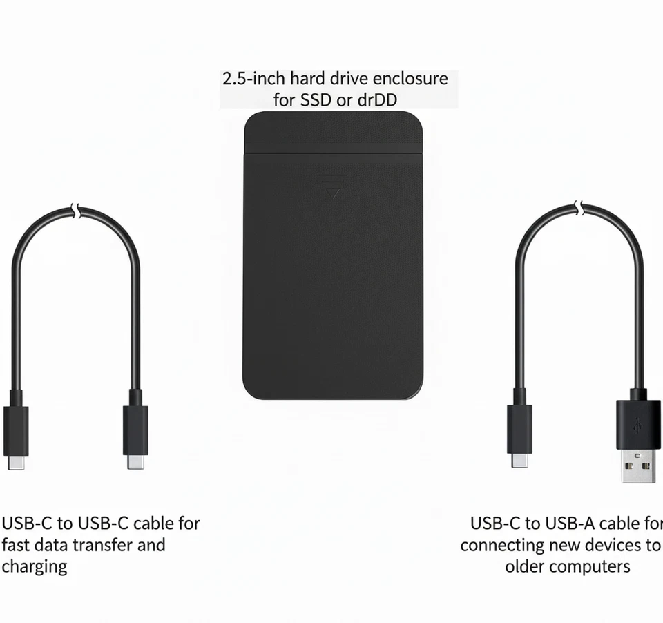 Labbyf  External SSD Portable Hard Drive 240GB Ultra fast Speed for PC/Phones/PC - Image 2 of 4