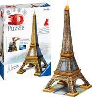 3D Puzzle Eiffel Tower France Paris 216 Pieces Easyclick
