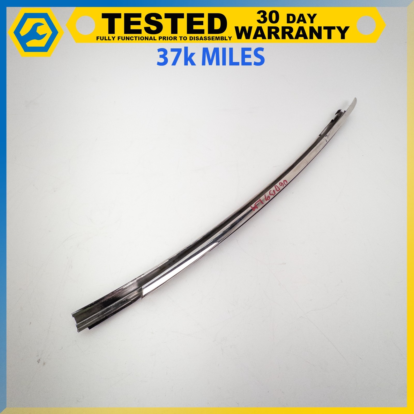 05-16 ASTON MARTIN DB9 DBS VOLANTE LEFT WINDSHIELD A PILLAR MOLDING TRIM OEM