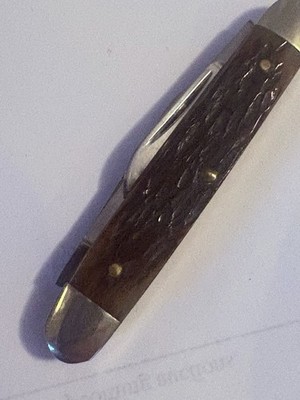 1984 Queen STEEL #6130 penknife equal end , 2 Blades Mint