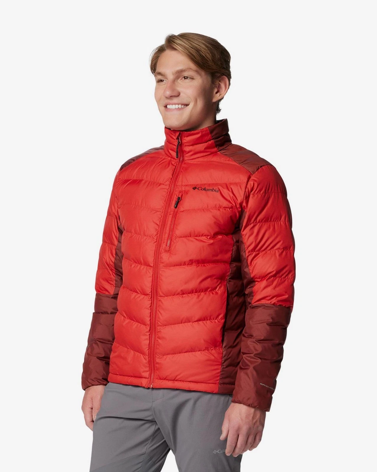 Columbia Labyrinth Loop II Jacket, Men's Size Large ORANGE/ Burgundy