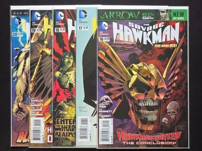 (LOT 5) The Savage Hawkman #s 16 17 18 19 & 20 (16-20) DC Comics 2013 VFNM