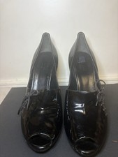 Vintage Gucci Pumps With Lace Up Amour Lace Size 38 - Size 8