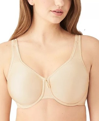 Wacoal Basic Beauty Full Figure Seamless Bra Nude 34DDD