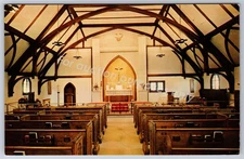 Lake Villa, IL: Episcopal Church of the Holy Family - Vintage Illinois Postcard