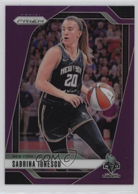 2024 Panini Prizm WNBA Purple Prizm /149 Sabrina Ionescu #17