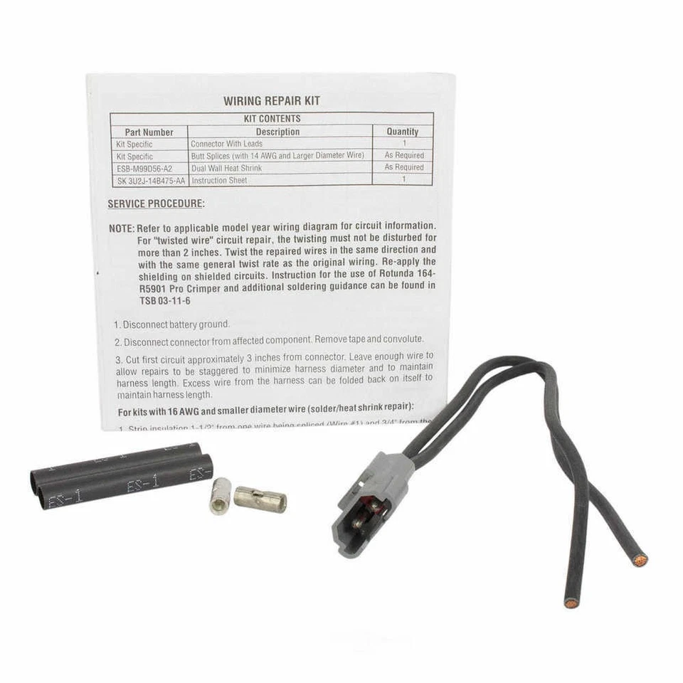 Conector de motor de ventana eléctrica Motorcraft WPT-473 Foto 2 de 3