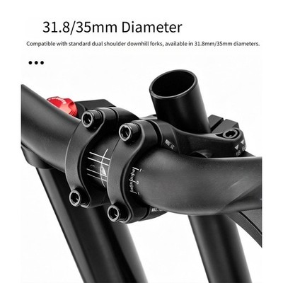 Für Mountainbike Downhill Vorbau Direct Mount 31,8 35mm Dual Shoulder Aluminium