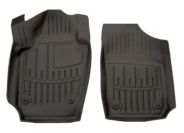 GummifußMatten FüR VW Polo 6R 2009-2017 3D Schalen Set Automatten Vorne-image