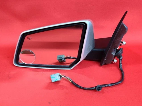 2015-2017 Chevy Traverse LEFT DRIVER Door Mirror HEAT + DIM Switchblade Silver