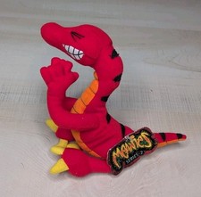 Vintage 1998 Idea Factory - Meanies Series 2 Plush Figure - Velocicrapper