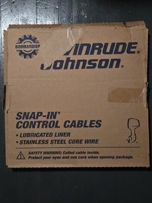 Johnson Evinrude 377373 Bombardier Long Life Control Cable 13FT 13' Outboard NEW
