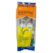 Snappy Trap 4003542 1.5 in. Dia. PVC Double Sink Drain Kit