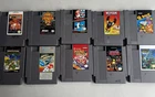 Lot of 10 Vintage Nintendo Entertainment System NES Game Cartridges