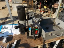 MAGNETIC DRILL JANCY HOLEMAKER 19040 120 volt, WORKS WHILE POWER SWITCH PRESSED