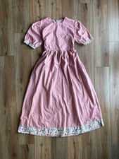 Vestido campesino floral/abejorro hecho a mano manga abullonada cottagecore pradera