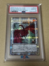 YuGiOh Black Rose Dragon PSA10 25th Alt Art QC ARS Collectors Rare