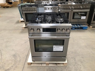 30 in. Gas Range, 5 Burners, Stainless Steel  (OPEN BOX, COSMETIC IMPERFECTIONS)
