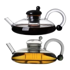 Glass Teapot With Infuser Glass Tea Kettle Heat-Resistant Glass Well Made