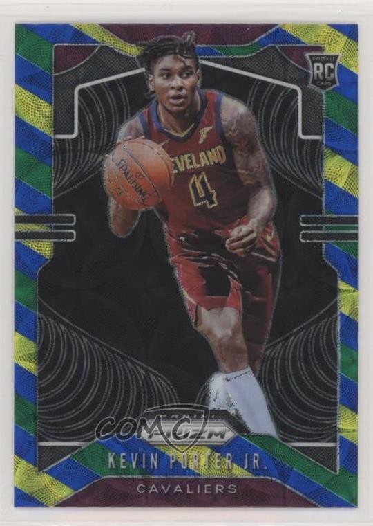 2019 Panini Prizm Choice Blue Yellow & Green Kevin Porter Jr #274 Rookie RC 6fs