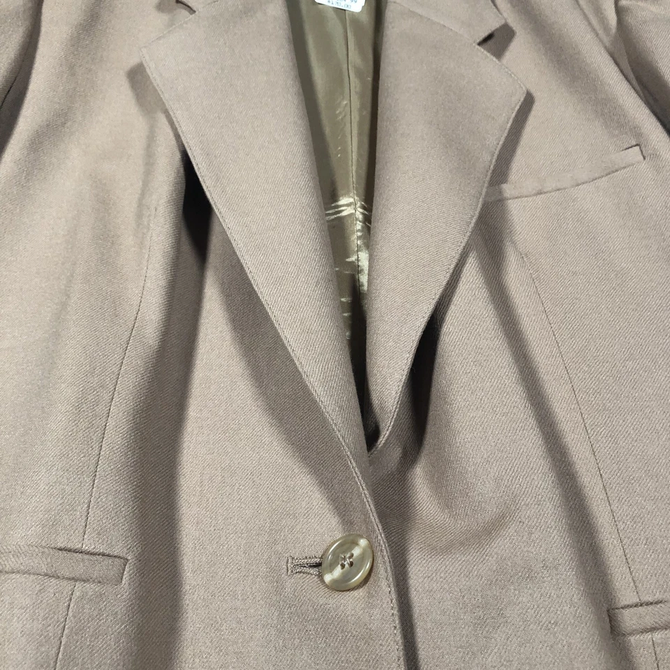 Blazer De Colección Evan Picone Para Mujer Mezcla Lana Años 70 NUEVO Talla 16 con Etiquetas Estilo #6502 Foto 4 de 4