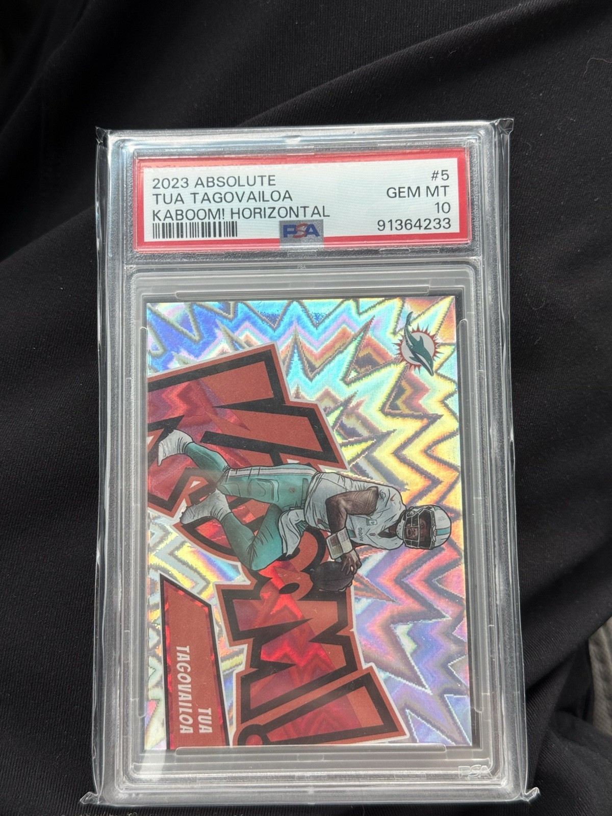 2023 Panini Absolute - Kaboom! Horizontal Tua Tagovailoa #5 PSA 10