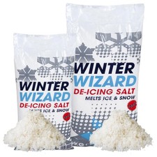 De-Icing Winter Salt White Grit Rock Salt Ice & Snow Remover Ideal For Roads
