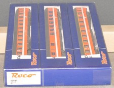 Roco 45931 set carrozze passeggeri Eurofima ÖBB 3 carrozze arancione nuove di fabbrica IMBALLO ORIGINALE H0