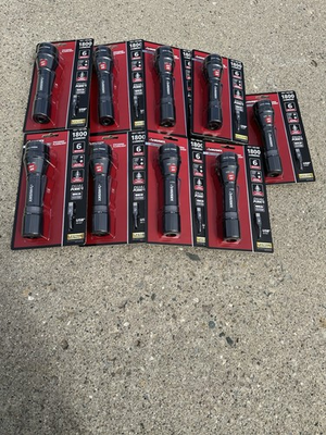 #ad Husky 1800 Lumens Dual Power LED Rechargeable Tactical Focusing Flashlight $25.00
