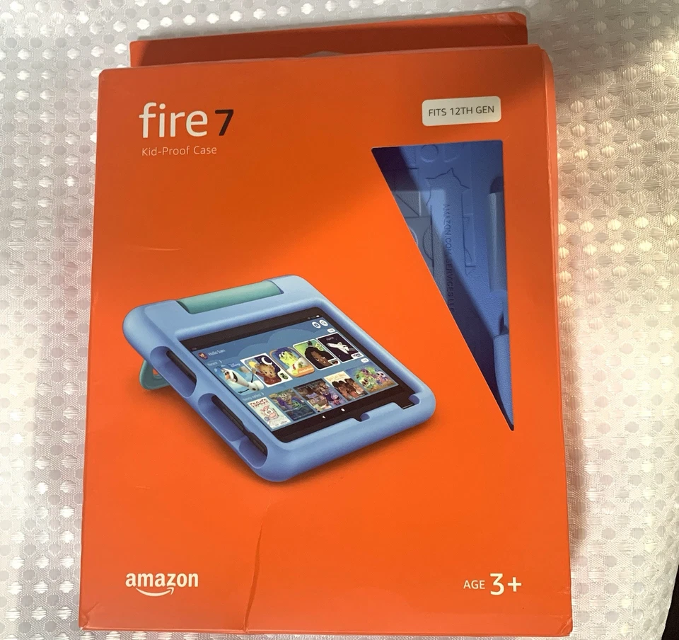 Amazon Fire 7 Kids-Proof Case ( Only Compatible With 12Th Gen. Tablet ( Blue ) - Image 2 of 4