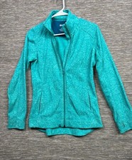Duluth Trading Co Fleece Sweater Womens Size XS Green Full Zip Long Sleeve
