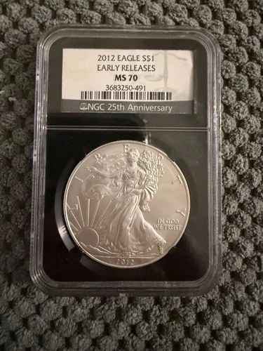 2012 Early Releases American Silver Eagle  $1 NGC MS70