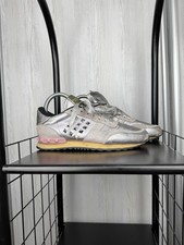 Valentino Garavani Rockstud grey/silver/pink lowtop sneakers