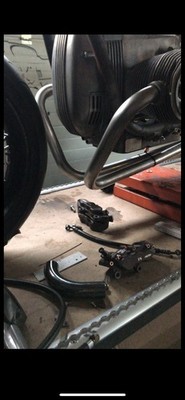 BMW Rennsport Krümmer  Edelstahl VA / Michl under engine  R100 R90 R80 R75 38mm