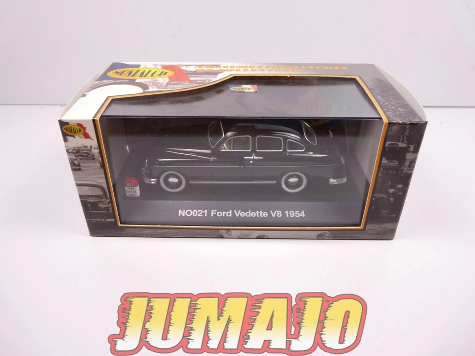 FRD1 voiture UNIVERSAL HOBBIES NOSTALGIE 1/43 : FORD vedette V8 1954 - Photo 3/4