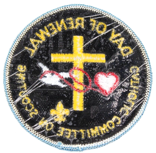 Tag der Erneuerung katholisches Pfadfinderkomitee Aufnäher religiöse Pfadfinder BSA - Bild 2 von 2