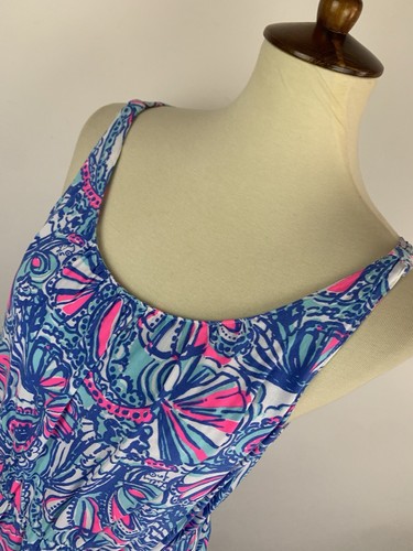 Lilly Pulitzer Maxi Dress Girls XL Blue Pink 20th Anniversary Collection - Picture 4 of 15